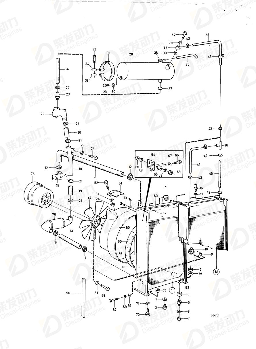 volvo penta Bracket 837394 Drawing volvo penta Bracket 837394 Drawing